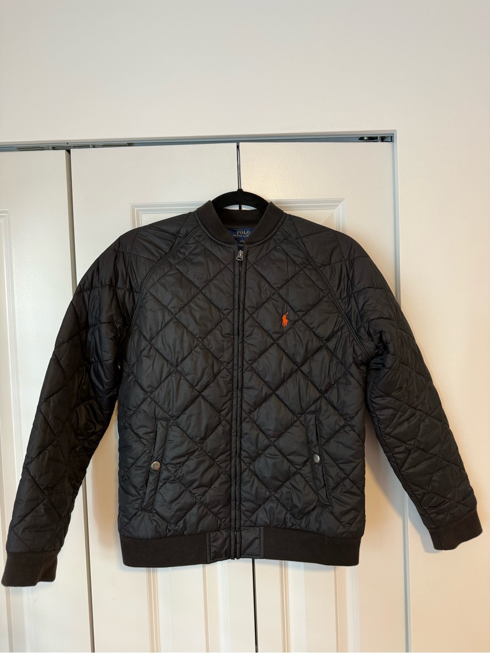 POLO RALPH LAUREN BOYS QUILTED LONG SLEEVE JACKET